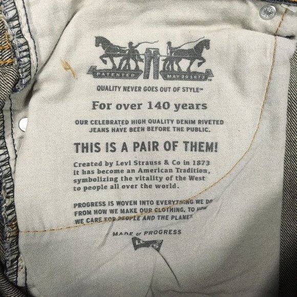 Levis Mens 550 Relaxed Fit Blue Jeans size 44x29 Tapered Leg Denim NEW w Tags - Picture 16 of 16